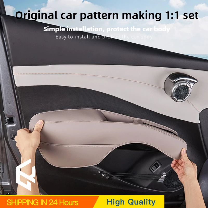 

New Car For BYD Atto 3 Smart Driving Edition 2022-2025 Car Interior Front Rear Door Inner Handle Panel Pull Trim Cover Car Styli