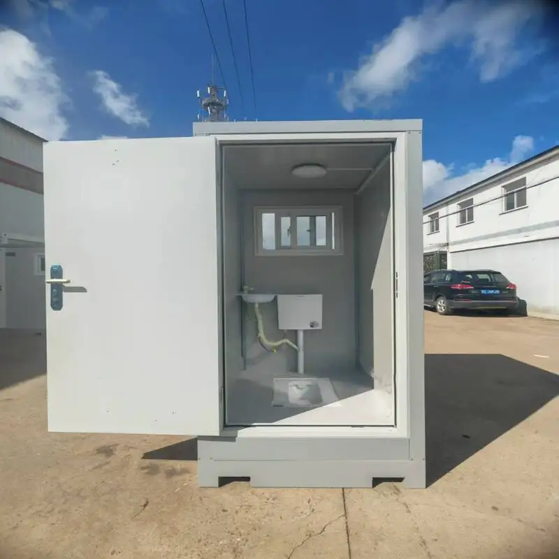 Modern Design Portable Toilet Prefab Mobile Bathroom Convenient Restroom Outdoor Portable Mobile Bathroom Customized Hot  Sale