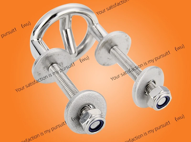 Marine stainless steel hardware accessories parts 76mm water skiing ring, yacht fishing boat speedboat, yacht speedboat