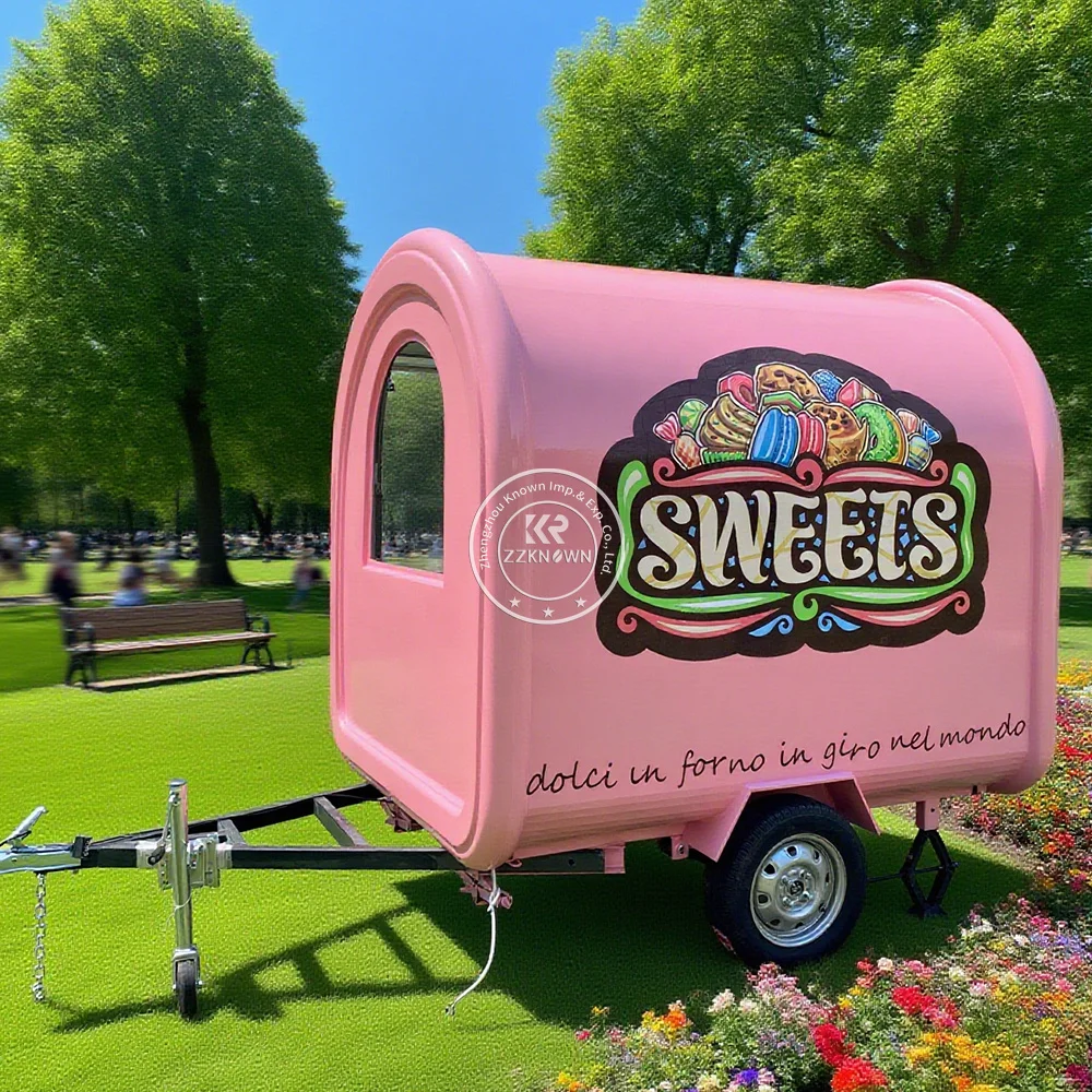 

USA Standar Food Truck Mobile BBQ Coffee Catering Trailer Food Trailer With Full car accessories