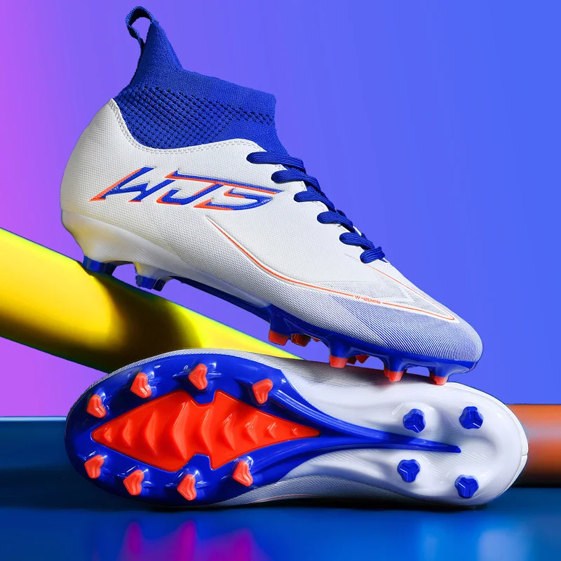 

New Men Football Boots Society Cleats Fast Soccer Shoes Professional Football Field Boots Boys Indoor Sneakers