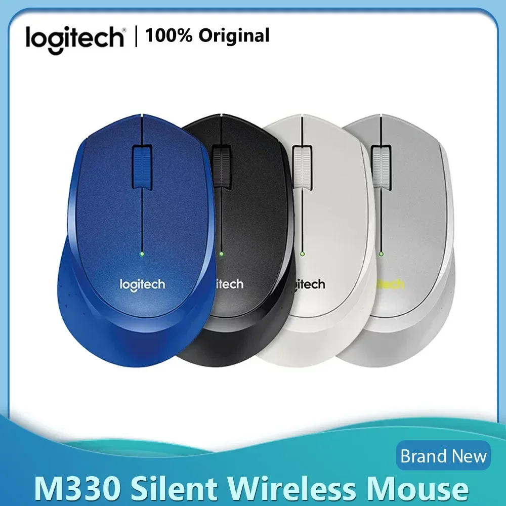 Logitech M330 Wireless Mute Wireless mouse with USB nanoreceiver 2.4GHz