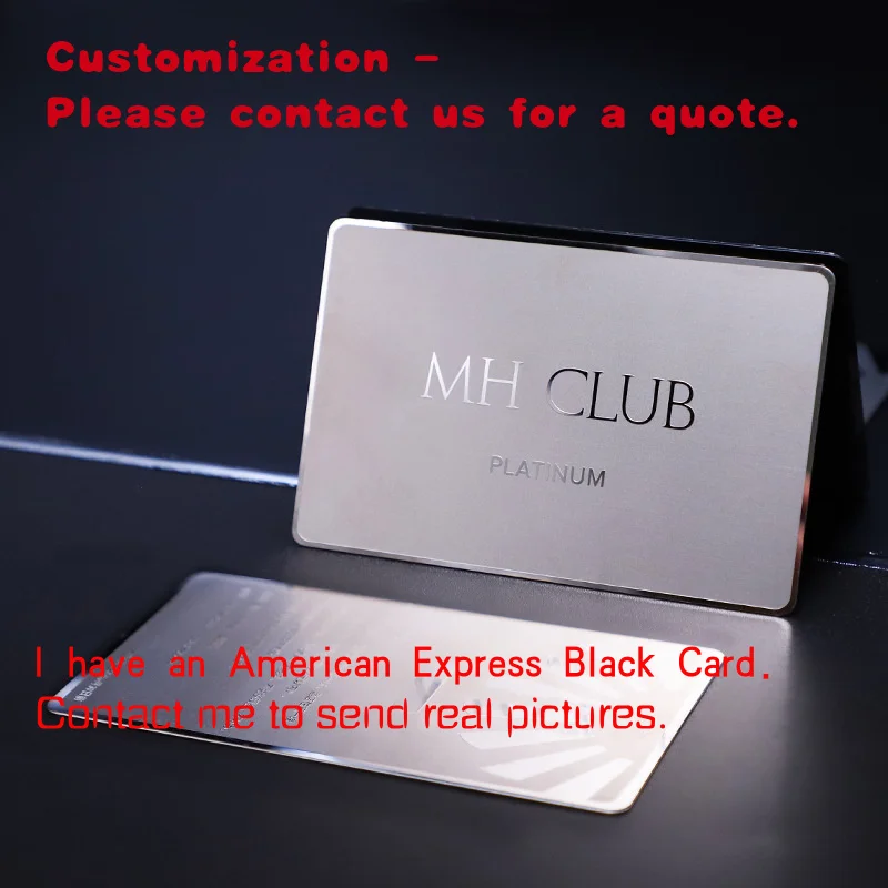 

custom.Custom Design NFC Blank Metal Metallic Magnetic Business Cards