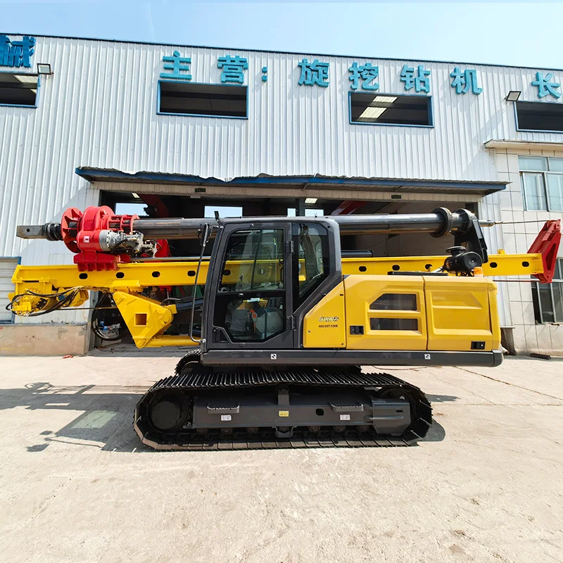 جهاز الحفر الدوار الهيدروليكي لبناء الأساس آلة التدوير القوية ذات عزم دوران عالي للجسر ومشاريع البناء