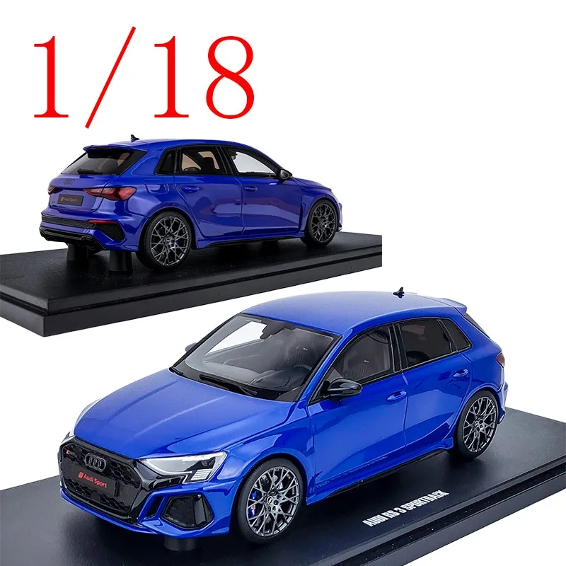 

GTSpirit Diecast 1/18 Scale Audi Resin Model Car Audi RS3 Sportback Performance Blue Play Vehicles Toy for Boy Gift Original Box