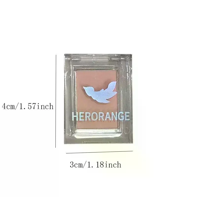 HERORANGE ماتي عينيه الخوخ الوردي أحمر الخدود عارية براون الوجه كونتور مقاوم للماء طويلة الأمد بريق ماتي عينيه التمهيدي ماكياج #5