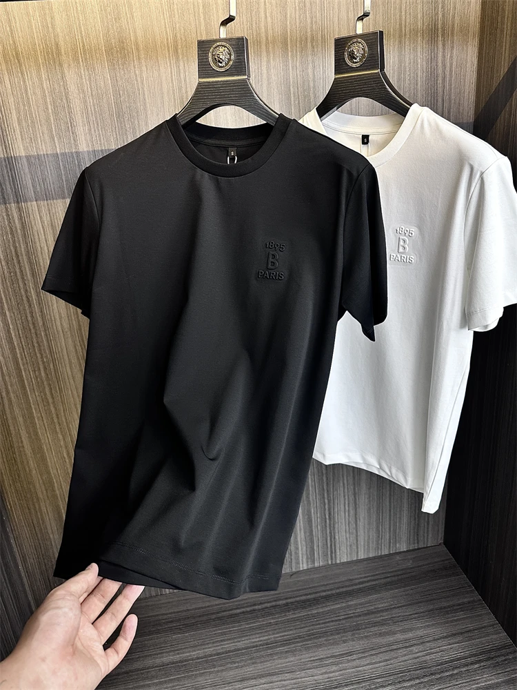 

Лето 2023, мужская круглая футболка Ne ort Sve, жидкий амиак, хлопок, удобная дышащая футболка с 3D принтом B-Word Faion Urban...