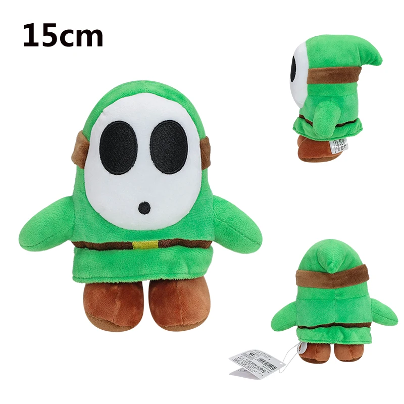 8 Styles Cartoon Mario Plush Toys Shy Guy Soft Stuffed Doll Animal Plushie Kids Birthday Xmas Gifts