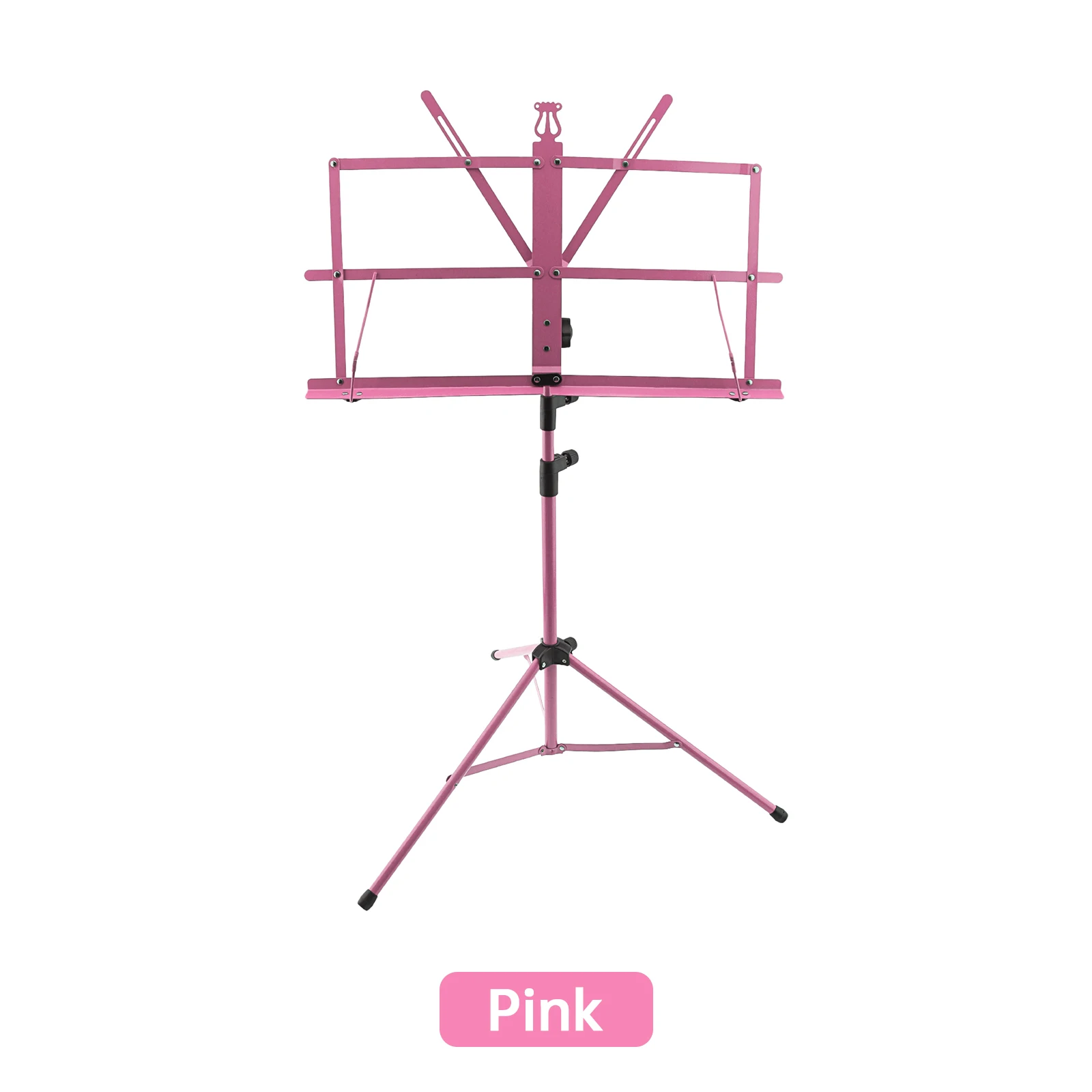 Atril ligero plegable colorido, soporte para trípode de aleación de aluminio, altura ajustable con bolsa de transporte