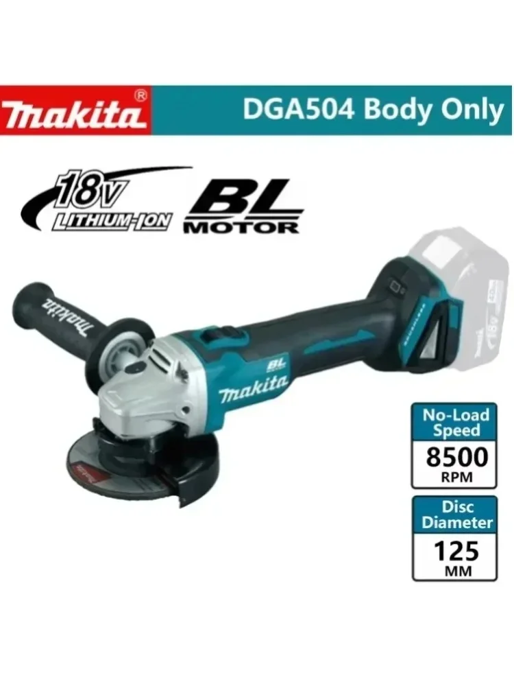 Makita DGA504Z DGA504 125MM Bürstenloser Akku-Winkelschleifer 18V LXT Lithium Polierer Schleif- und Schneidwerkzeug