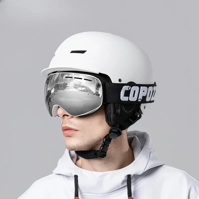 Gafas de esquí de marca para hombres y mujeres, gafas de Snowboard, protección UV400, gafas de nieve, máscara de esquí de doble cubierta antivaho,