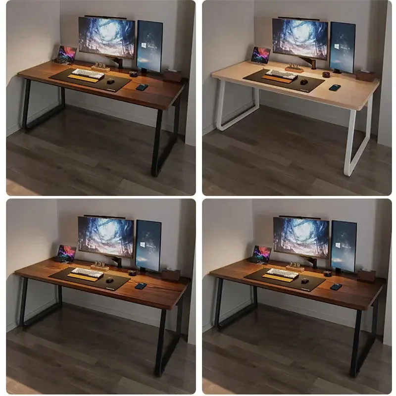 Modern Desktop Computer Desk Office Furniture Home Internet Cafe Gaming Table Bedroom Writing Desk Workbench Desk Computer Table