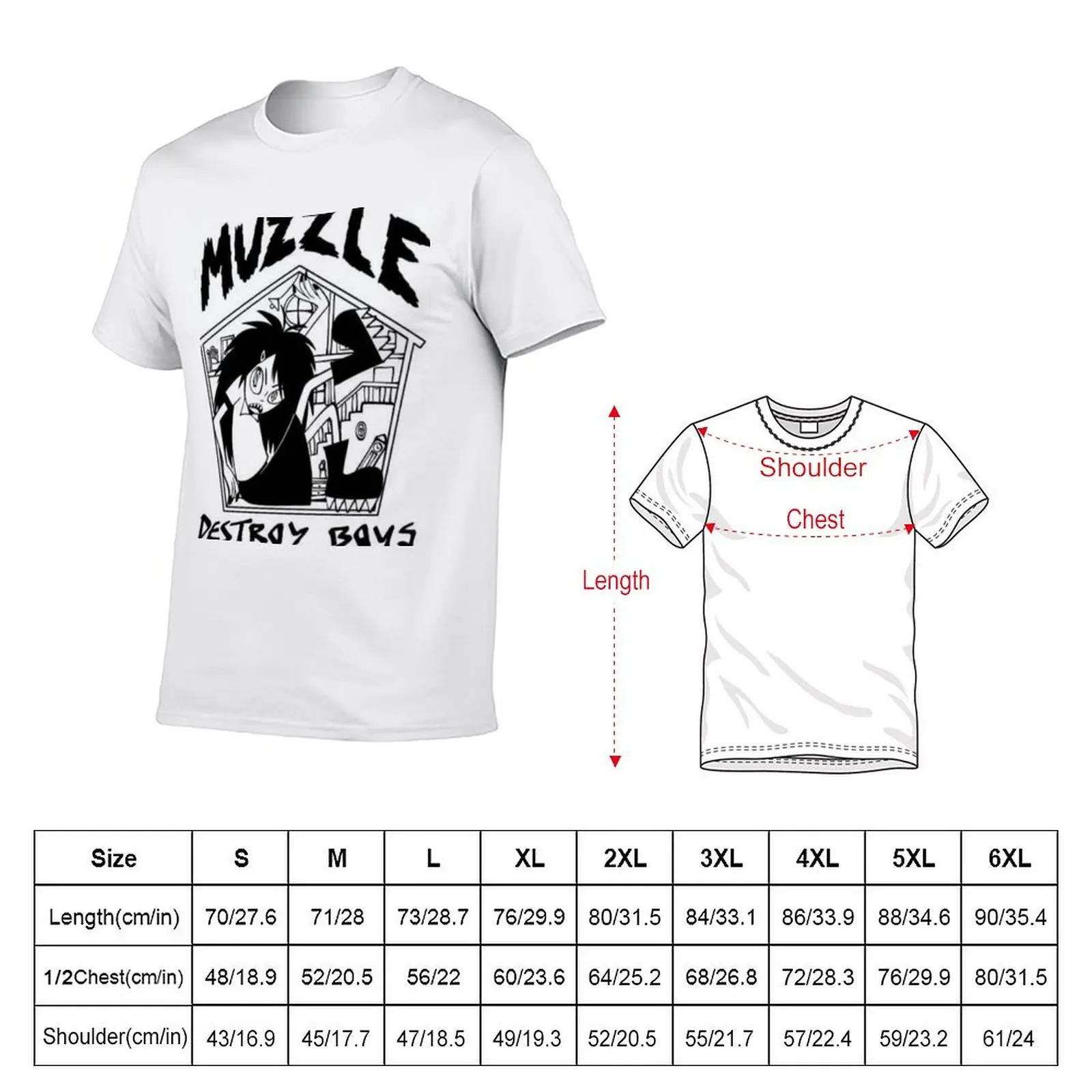 New Destroy Boys - Muzzle T-Shirt graphic t shirt Aesthetic clothing summer tops men clothes