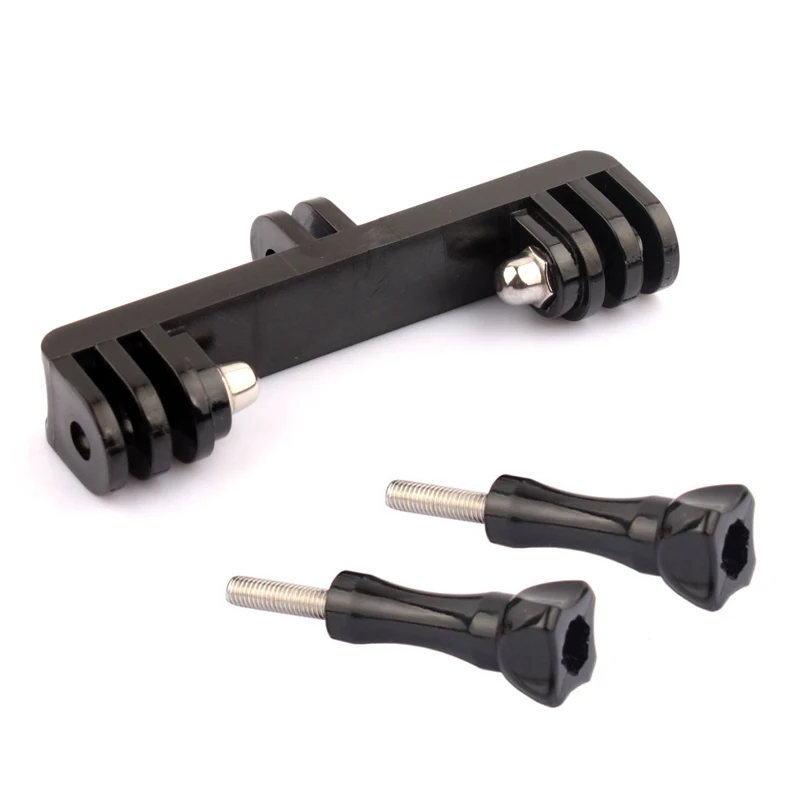 Новинка двойной кронштейн держатель штатива профессиональная ручка для спортивной камеры с винтовым креплением Адаптер для Gopro Hero 10/9/8/7/6/5/4/3 +