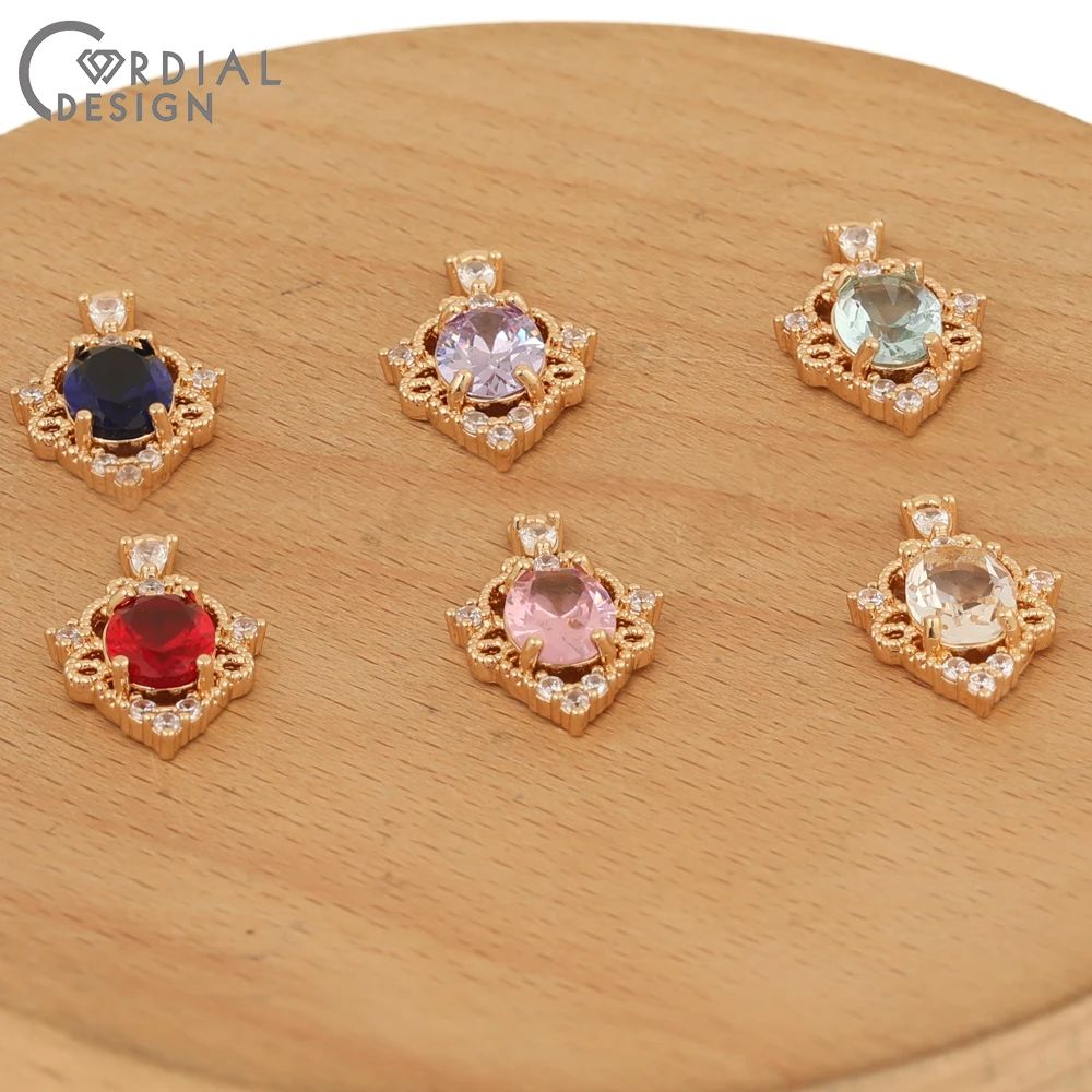 Thân Ái Thiết Kế Bộ 50 13*20MM Trang Sức Phát Hiện & Các Thành Phần/CZ Quyến Rũ Cho Bông Tai/Tay/Tự Làm Mặt Dây Chuyền/Phụ Kiện Trang Sức