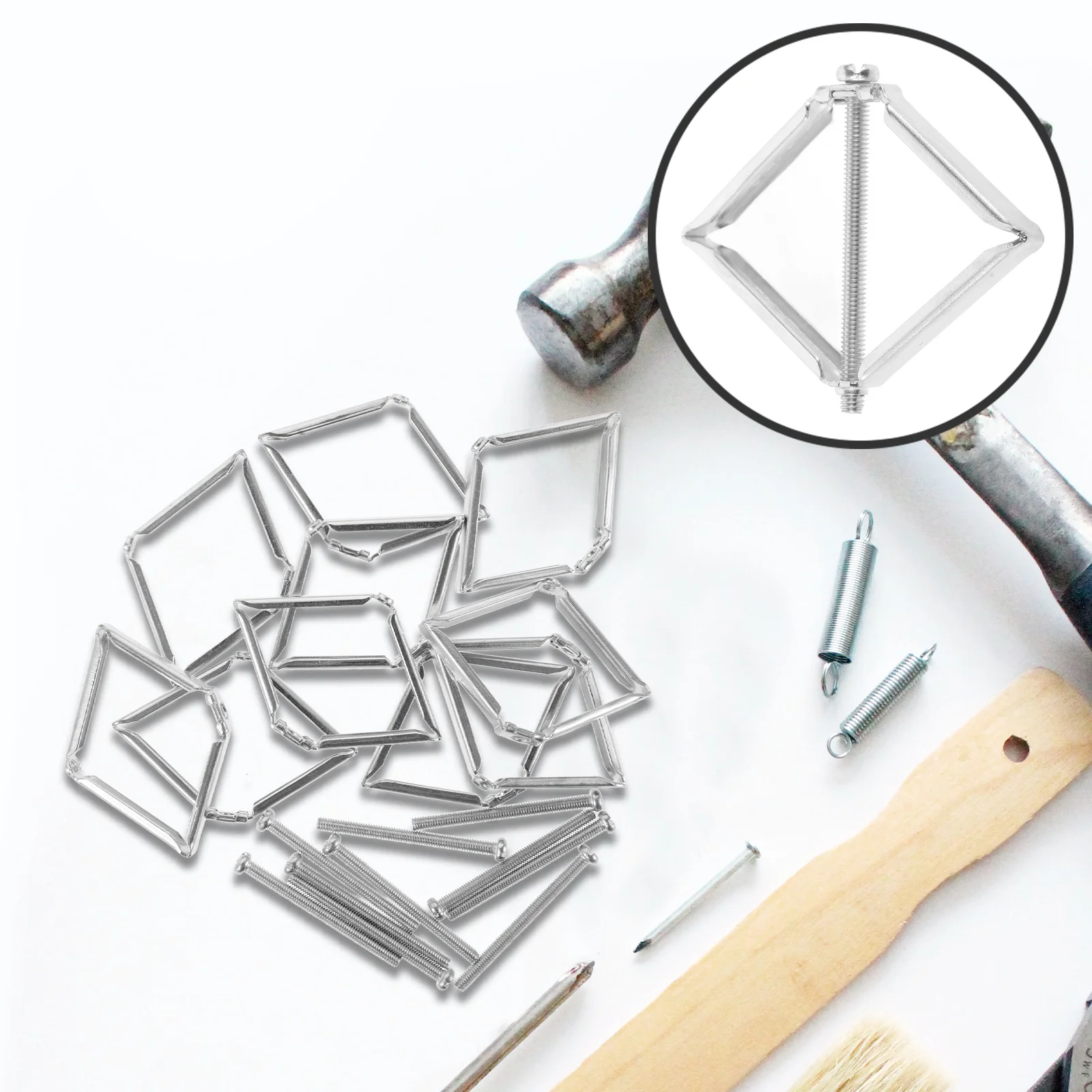 

1 set 1 Set Repairer Tool Strong Bearing Capacity For Home Wiring Switch Box Fixing Wall Mounted Electrical Accessories