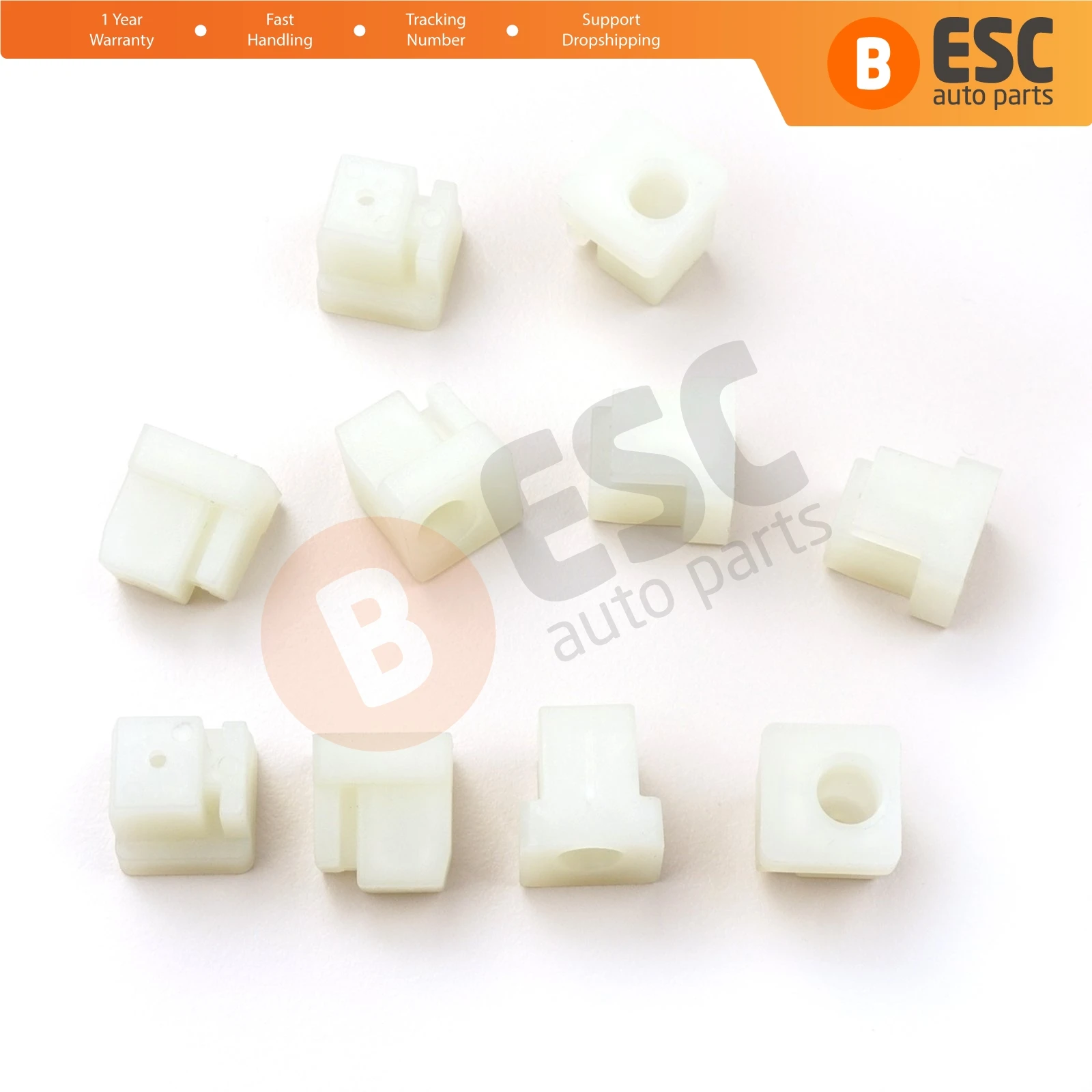 ESC Auto Parts ECP005 10 Pieces Cable End Rope Dowel for Window Regulator Winder Mechanism Type BCP005 Fast Handling