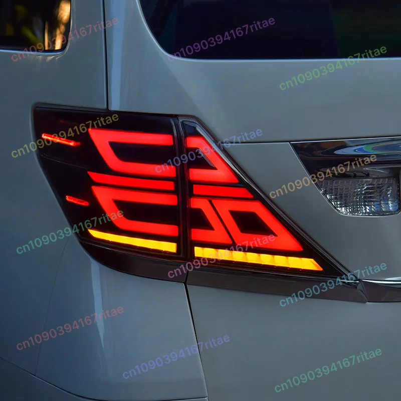 

Car Taillights Assembly for Toyota ALPHARD 2007-2013 LED Auto Back Lamps Upgrade High Configuration Fog Brake Signal Accessories