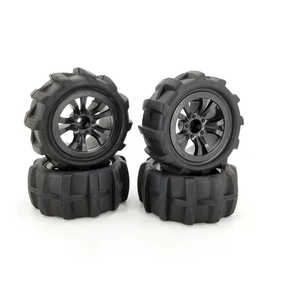 4PCS 1/12 샌드 휠 124016/124017/12428 Wltoys RC 버기 트럭 스노우 데저트 런 패들 타이어 62X98-40 업그레이드 부품