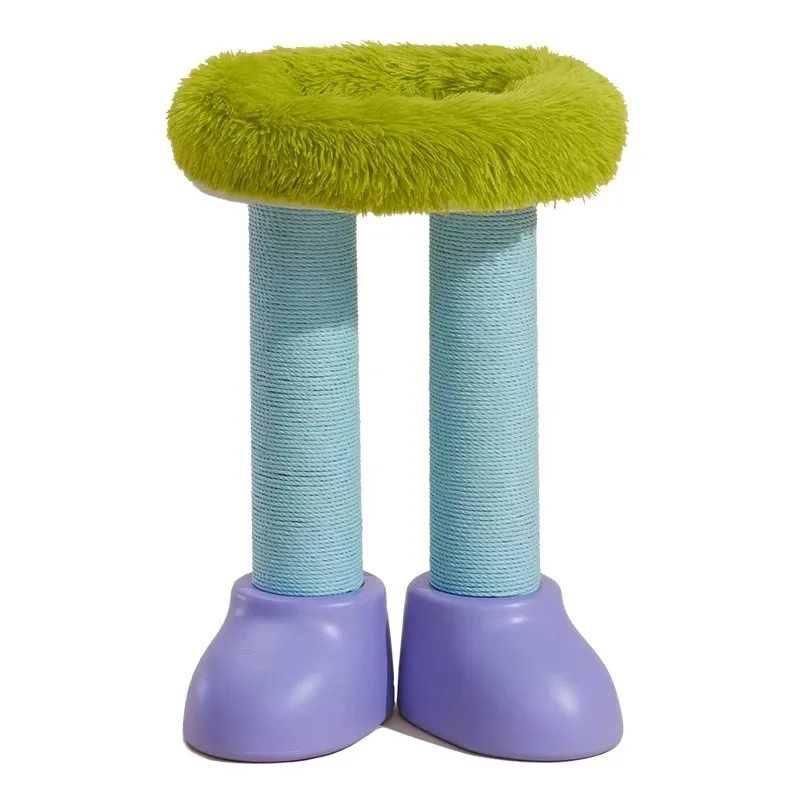 FurStarAll-in-One Cat Scratching Tree - Sisal Vertical Condo, Multi-Level Climbing Frame With Bed, Durable Kitten Furniture