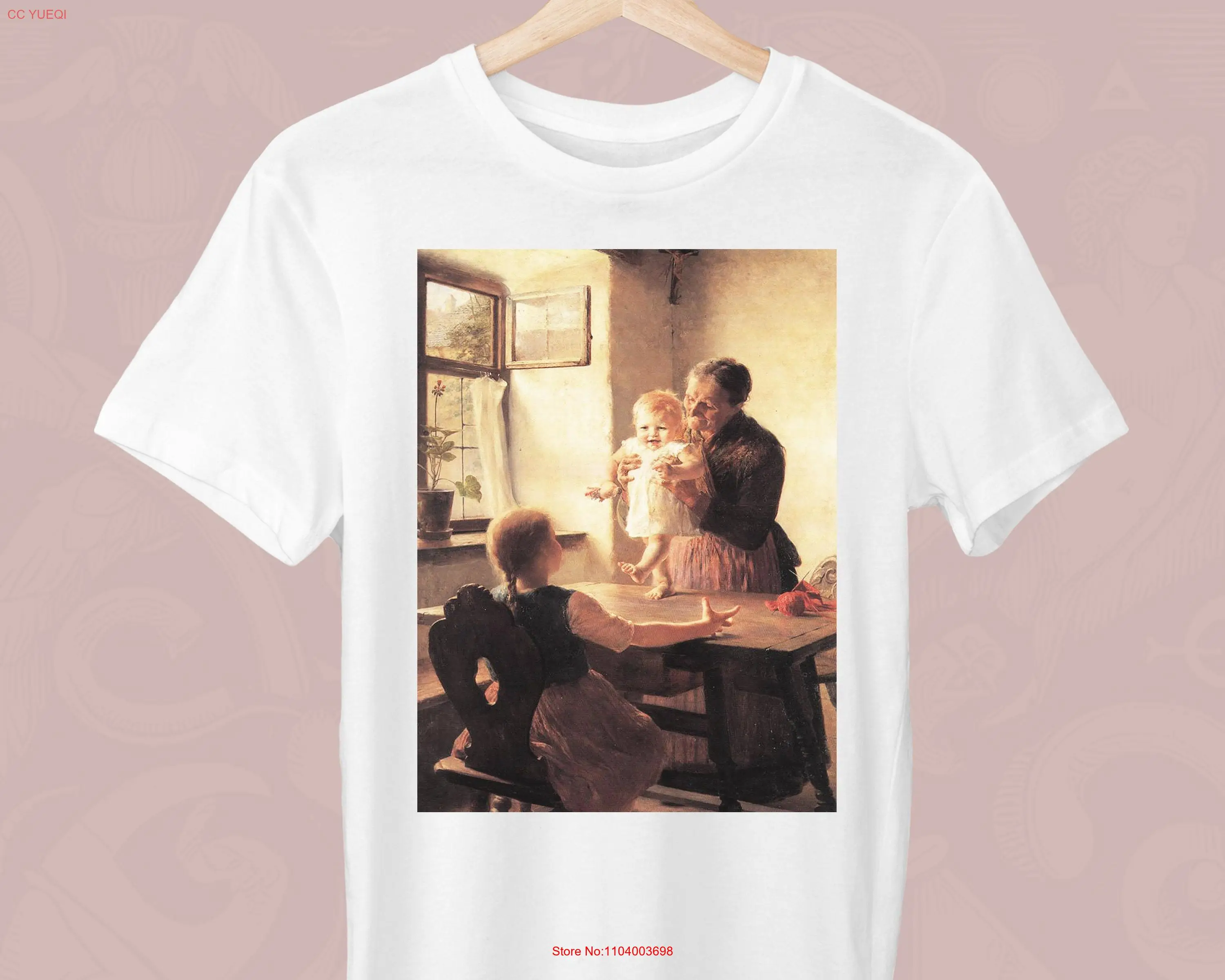 

The First Steps Georgios Jakobides T Shirt Greek Grandma for a Trendy Stylish long or short sleeves