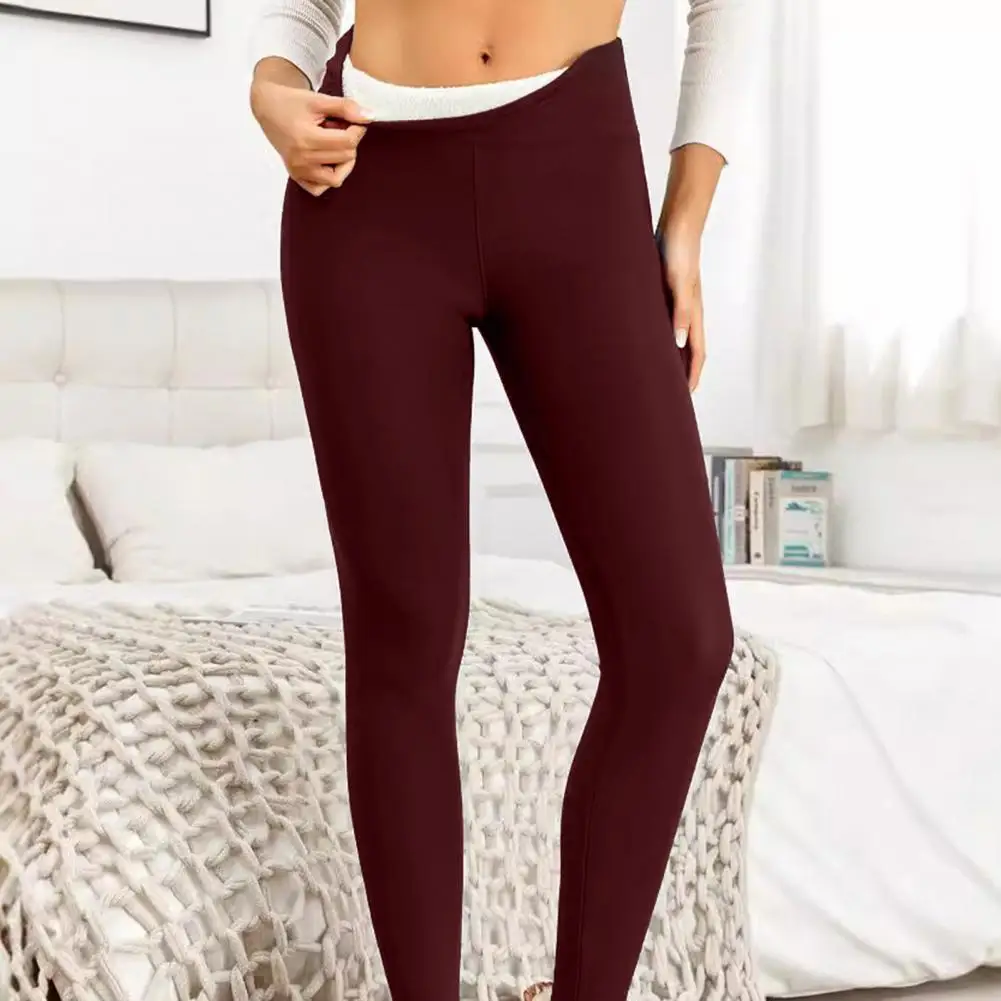 

Утепленные леггинсы с плюшевой подкладкой 320 г, теплые зимние колготки для женщин, с высокой талией, моделирующие фигуру, для йоги, 80% утепление