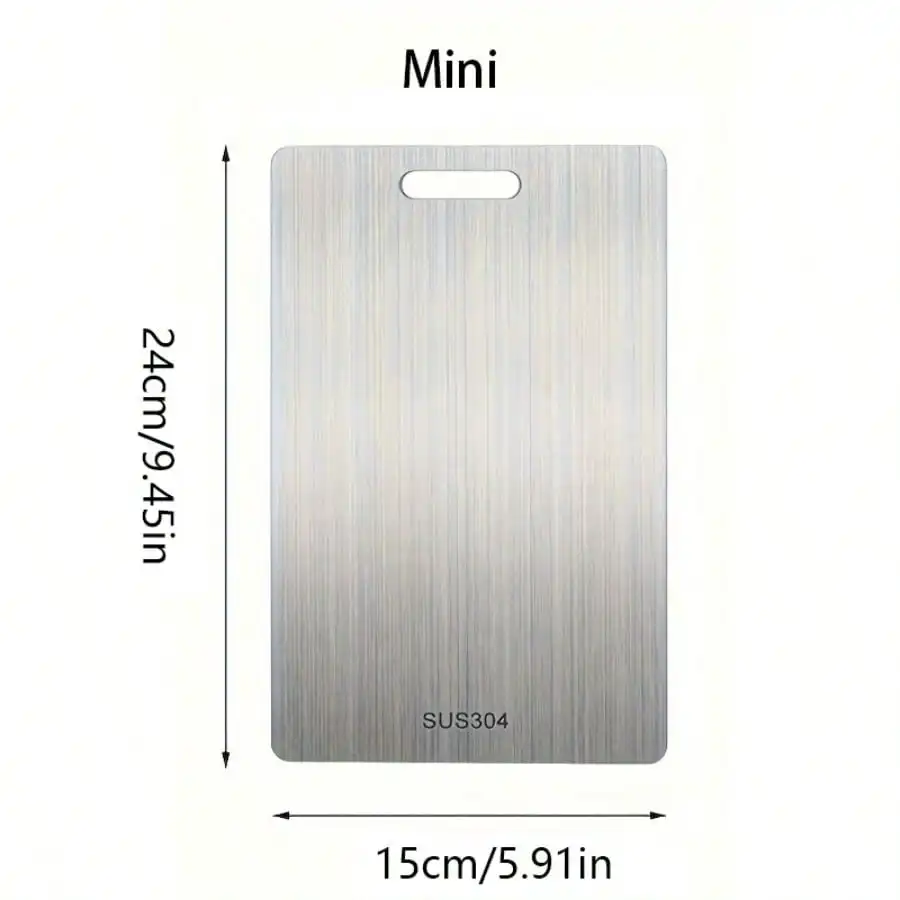 

Двусторонняя разделочная доска из нержавеющей стали премиум-класса Titanium 2025 для кухни и столовой