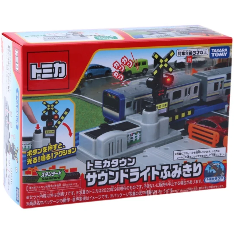 Original TAKARA TOMY Tomica Plarail Traffic Light Trains and Automobiles Alloy Car Simulation Scene Model Toys Gift for Children