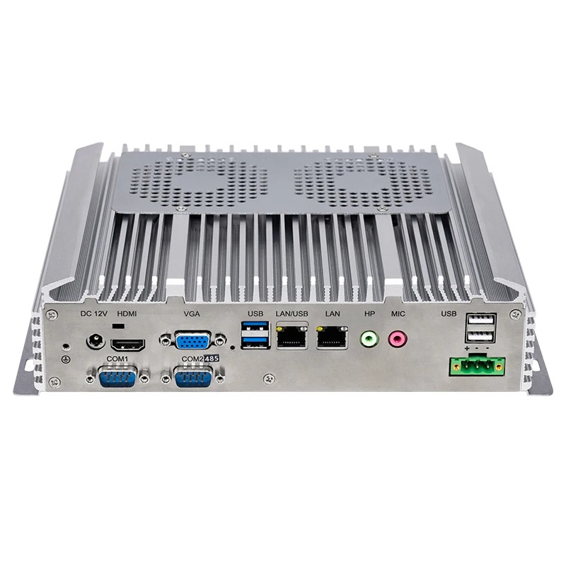 BPC-102H Industrial Mini PC Intel Core i7 H610 Dual Gigabit LAN 6 COM RS232 2 DDR4 Desktop Computer Windows 11 Linux IPC