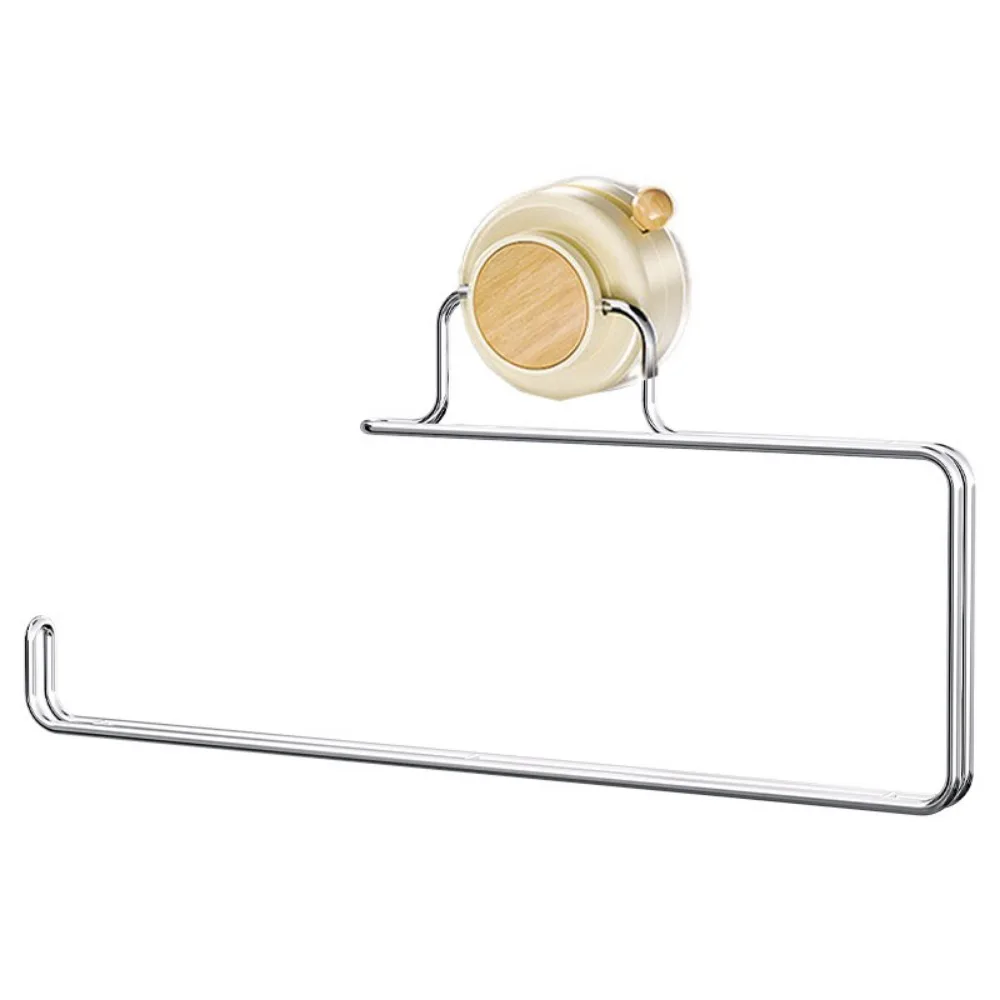 

Strong Suction Cup Kitchen Tissue Holder Rotated Wall Mounted Hanging Towel Roll Stand Large load-bearing Reusable