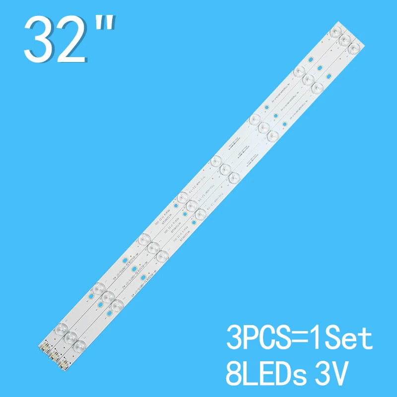 3pcs LED bar For SL32WD803 hd-3208 H3260A RF-BS320E32-0801S-07 HL-17320A28-0801S-01 A2 LC315TU3A-01 358P107902D3 c320x14-e5-b