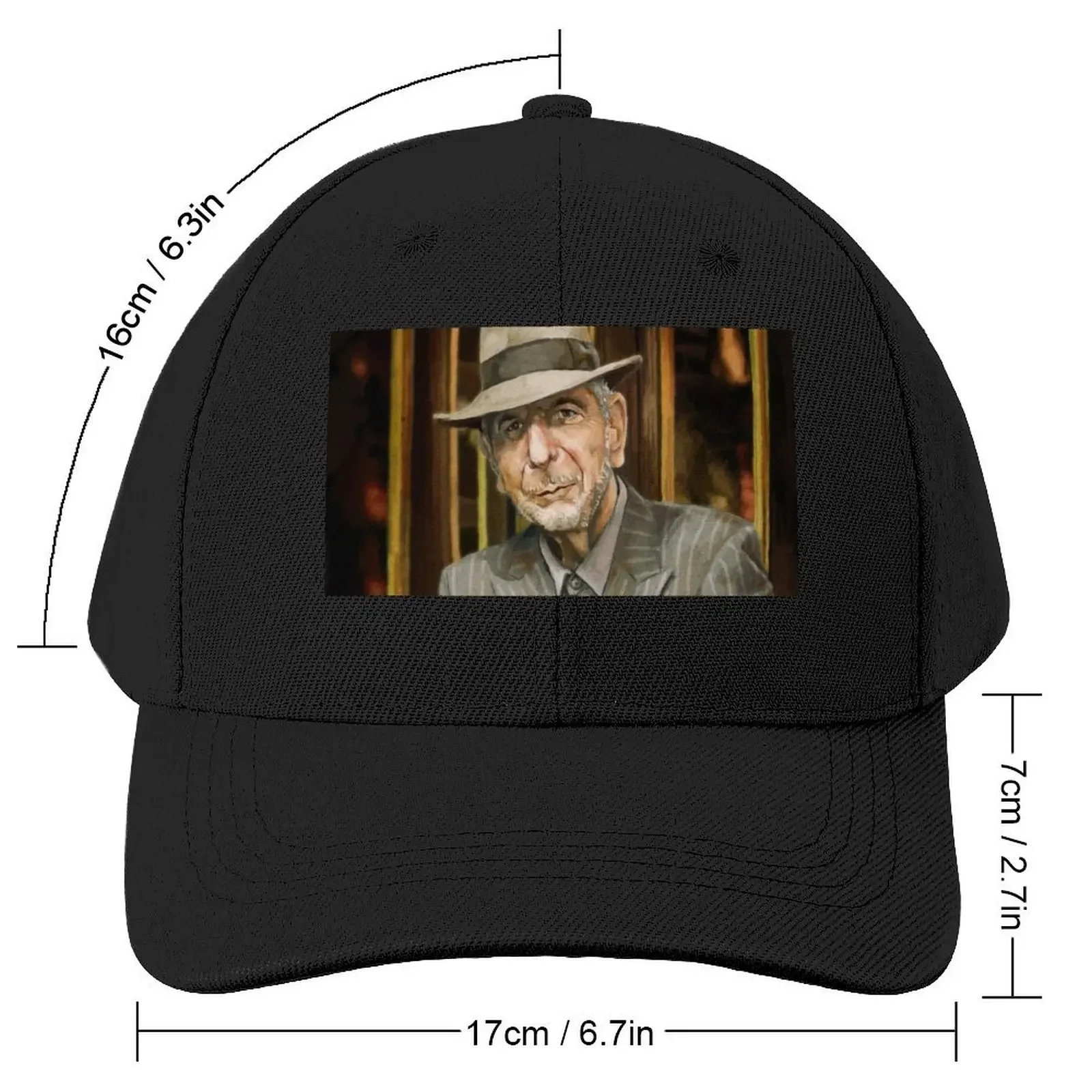 Leonard Cohen Baseball Cap Golf Hat Man Snapback Cap Beach Outing fashionable Mens Caps Women's