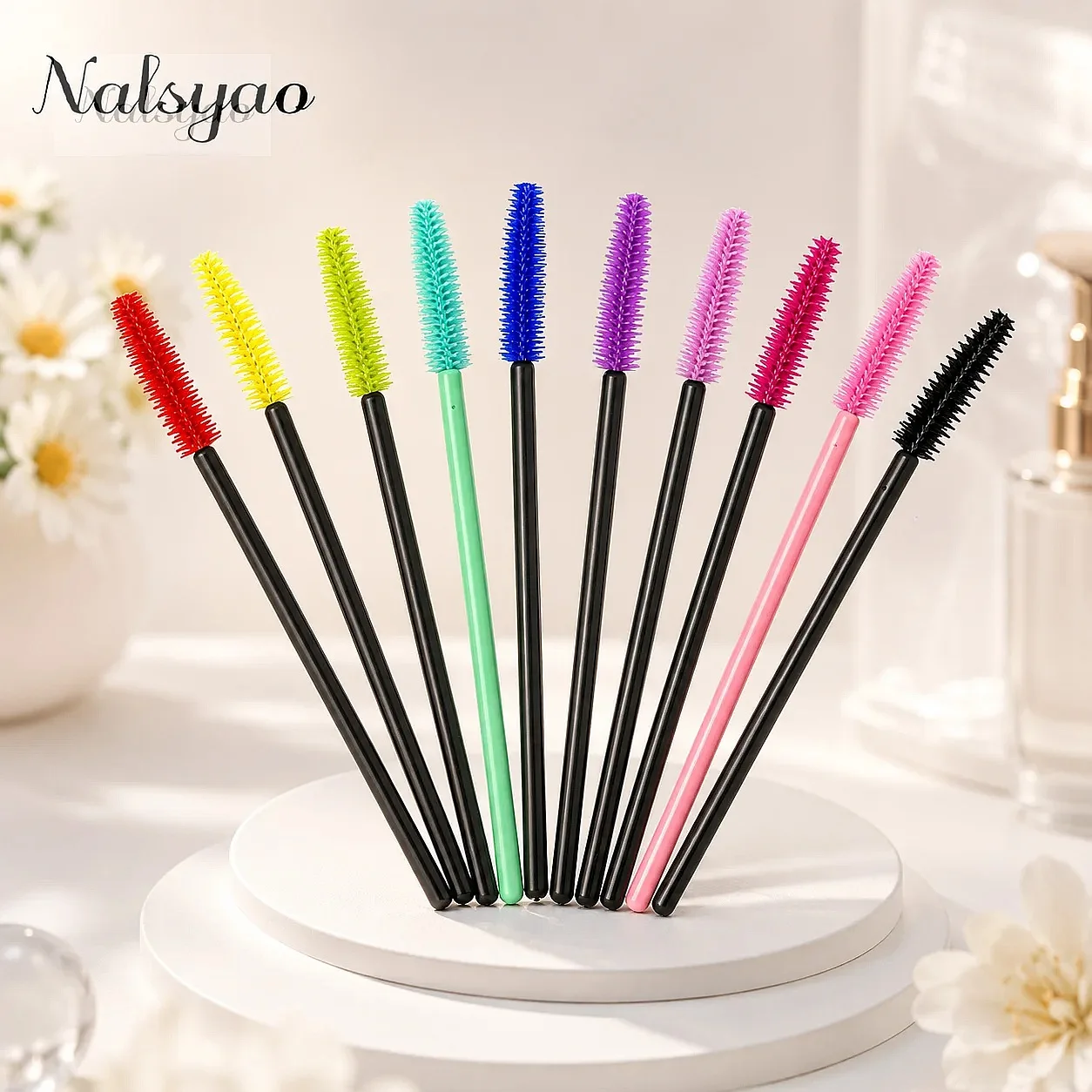 50pcs 50pcs Disposable Silicone Mascara Wand Applicator Eyelash Extension Brushes Eye Makeup - Aliexpress Deal