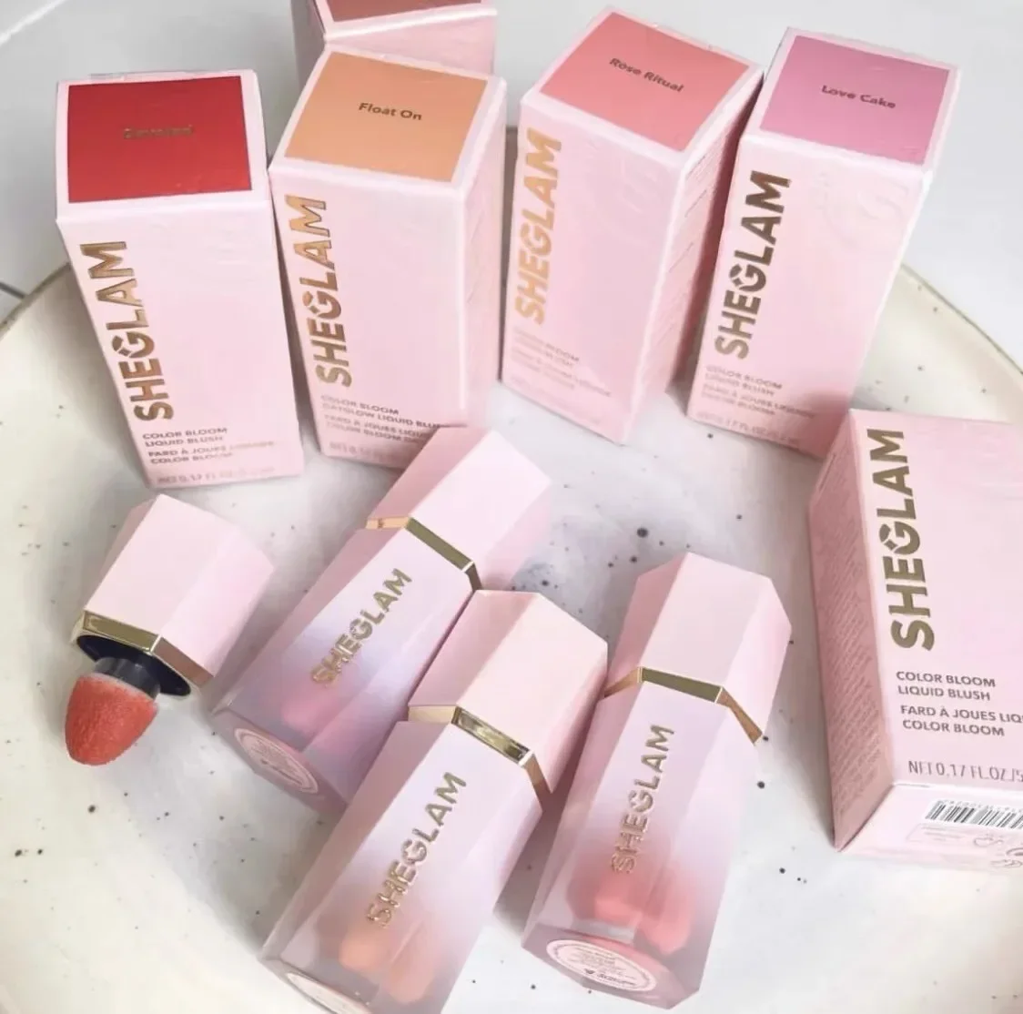 Sheglam maquiagem líquida, 11 cores, blush macio, ponta de pincel, leve, versátil, nutritivo facial, blush, maquiagem, blush, bochecha