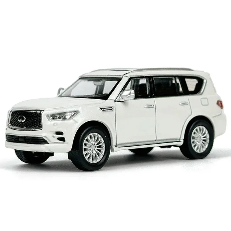 1:64 Infiniti QX80 2020 Car Model 1/64 Scale Metal Diecast Miniature Static Simulation Vehicles Toys Model Men's Birthday Gift