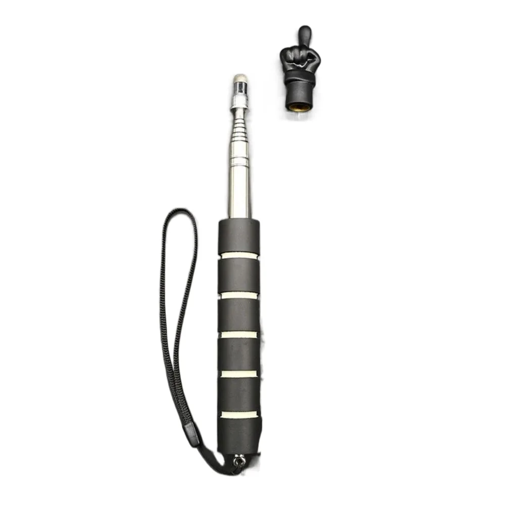 

Креативная учебная палочка 1 м, ручная указатель для доски с головой пальца, растягивающаяся стрейч-указатель из нержавеющей стали, школьный офис