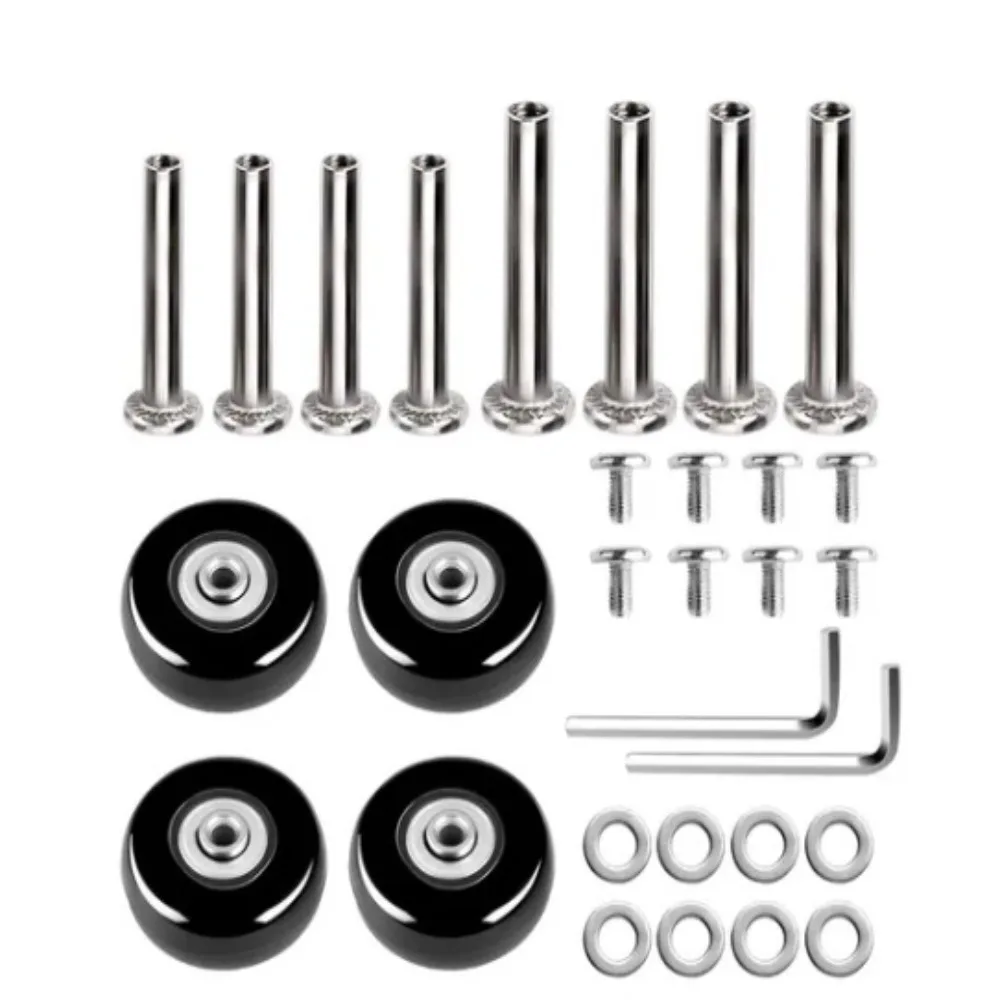 2/4x Travel Luggage Suitcase Wheels Replacement Suitcase Parts Axles Repair Kit Casters Repair Dia40mm/50mm/60mm