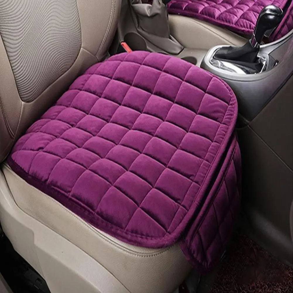 Seat Cushion Memory Sponge Car Seat Cushion With Storage Pouch Universal Relieves Sedentary Pain Fatigue Driving Car Seat Mat