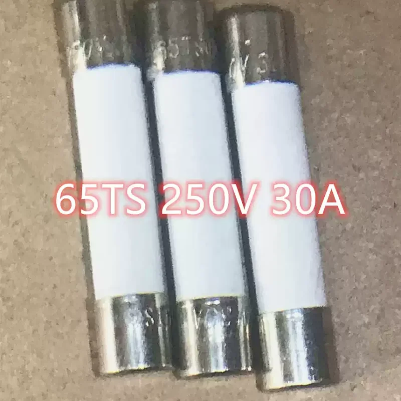 5-100PCS 65TS (P) -300H 30A 250V 6 * 30mm 6X32 ceramic fuse tube without pins, easy to use