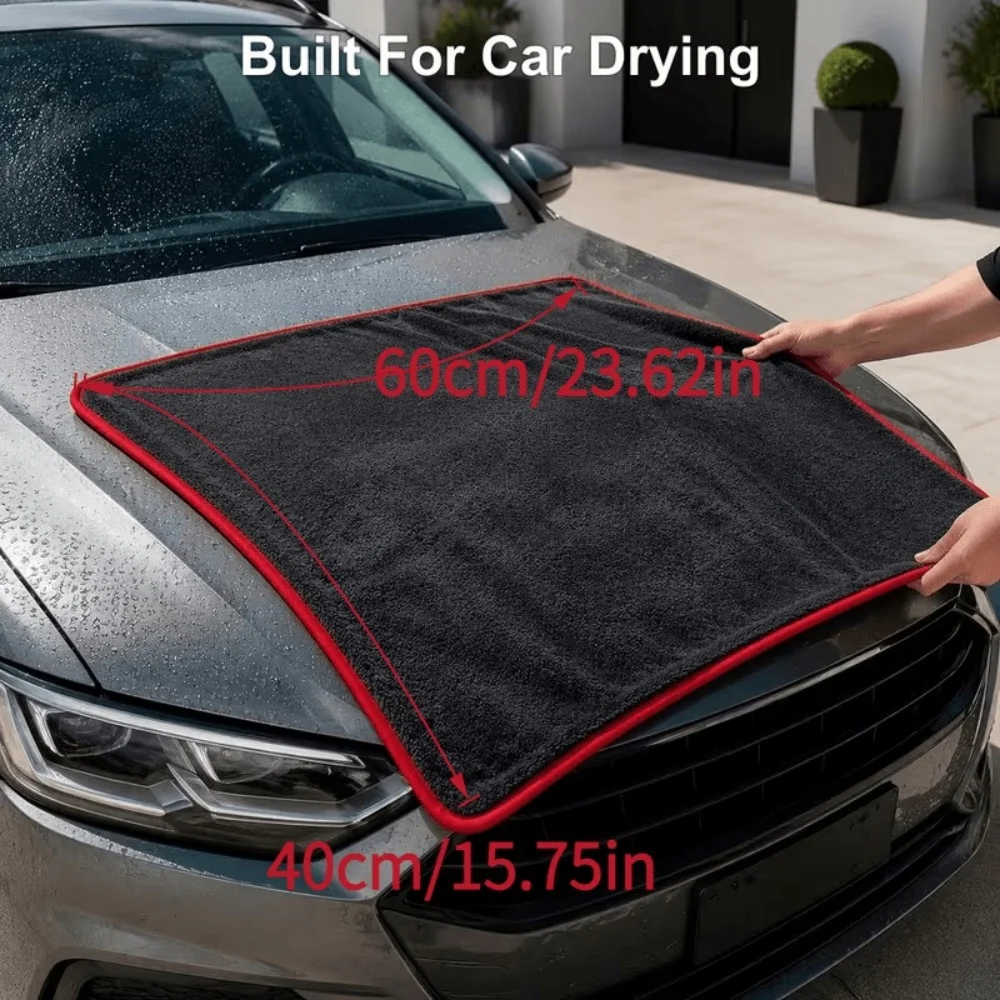Super Absorbent Microfiber Car Drying Towel, Achieving Ultimate Car Protection, Essential for Vehicle Hygiene, Compact Design