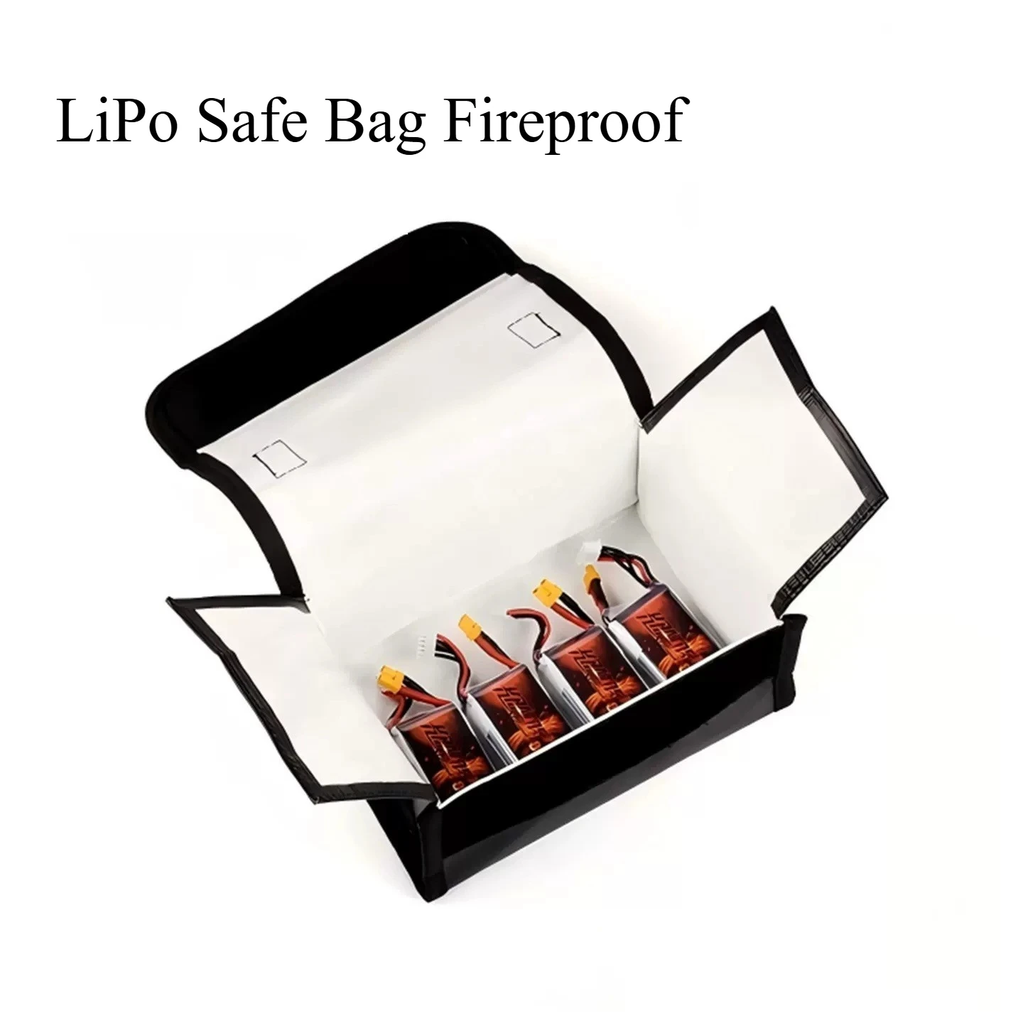 LiPo Safe Bag Fireproof Explosion-Proof Battery Storage Pouch RC Airplane FPV Lithium Battery Safety Bag