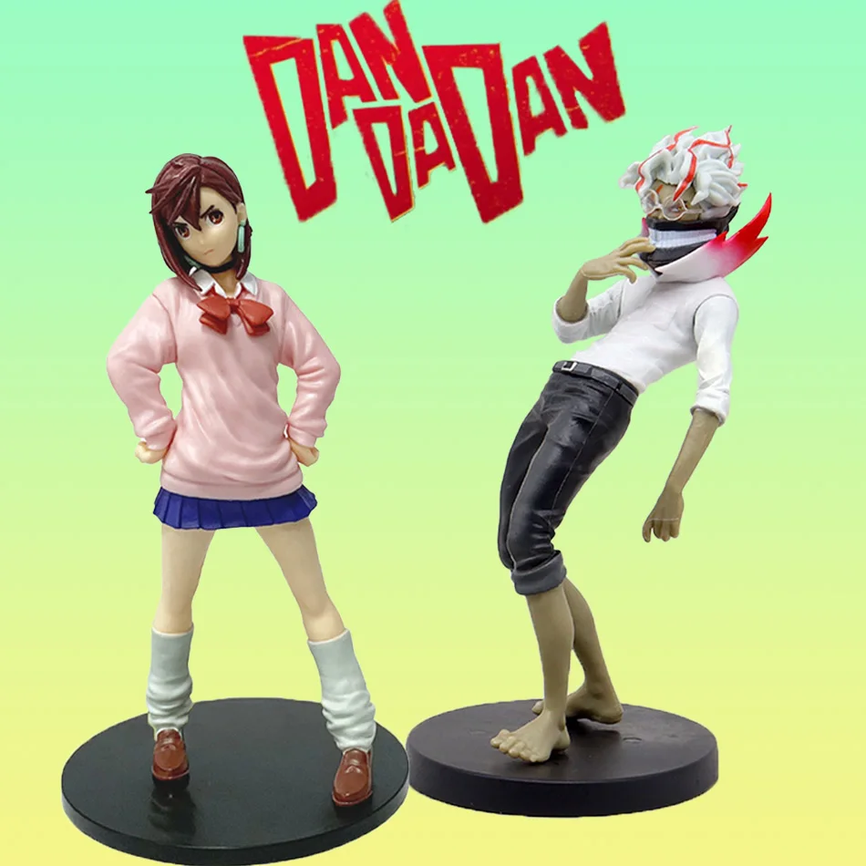 Hot Anime DanDadan Highway Granny Ayase Momo Okarun PVC Action Figure Model Car Home Decorative Doll Toy Gift