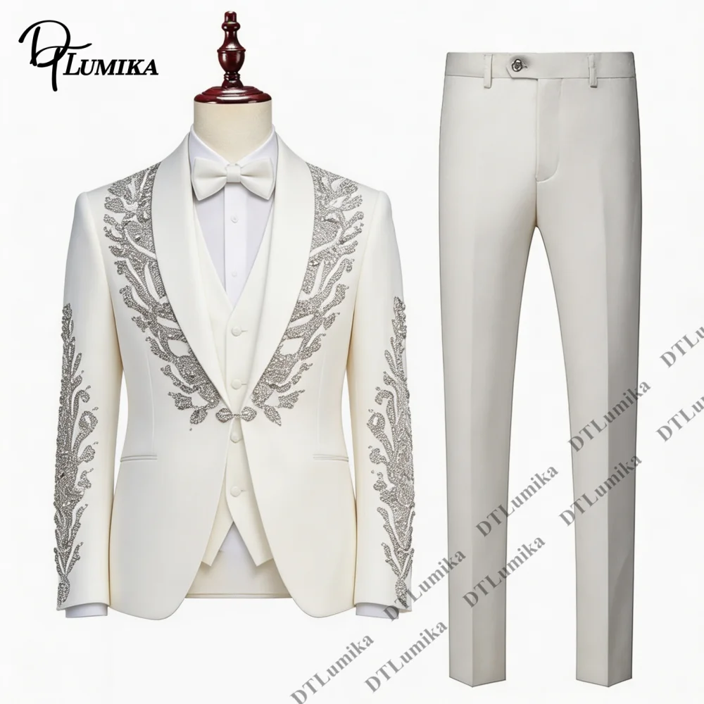 Men'S Formal Wear Big And Tall - DTLumika Yeni Erkek Düğün Takımı XXS-7XL