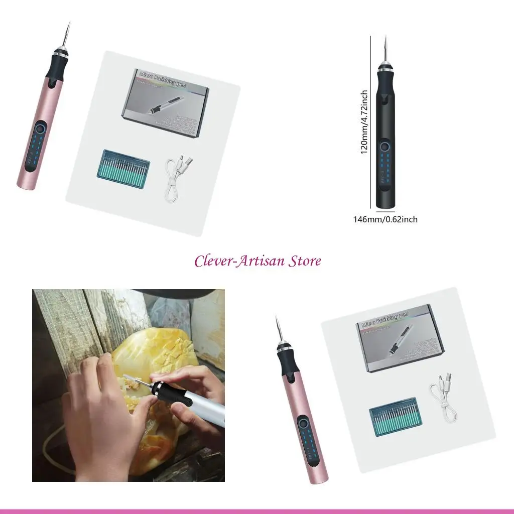 

E06B 3-скоростная портативная электрическая шлифовальная ручка с регулируемой скоростью, подходит для шлифовки, полировки,