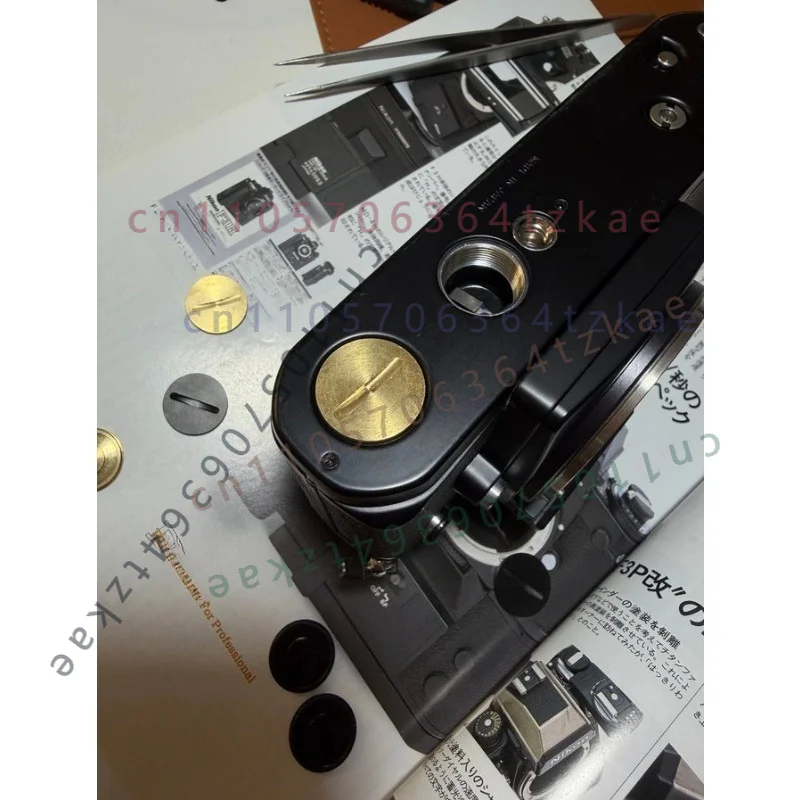 Motor Drive Port Metal Dust Cap Replacement Part for For Nikon F3 F3HP F3t F3af
