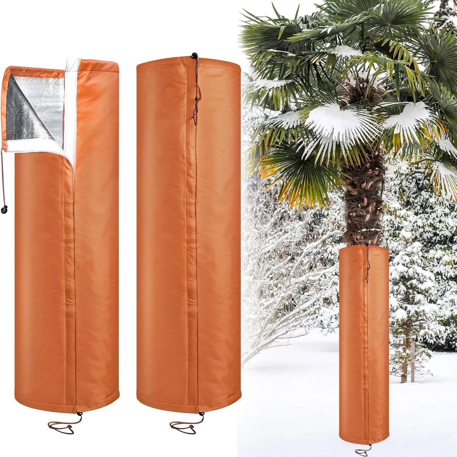 Palm Tree Root Protection Winter Freeze-Proof Cold-Proof Cover Plant Seedling Planting Protection Belt Drawstring Cover