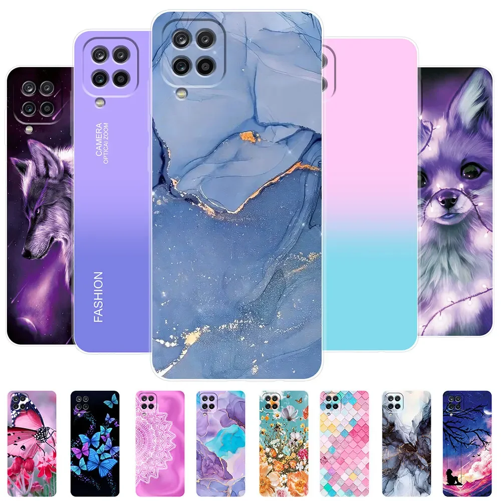 For Samsung A12 Case Galaxy A12 Cover Girls New Clear Soft Silicone Phone Cases Fundas For Samsung GalaxyA12 A12 A 12 Case Coque