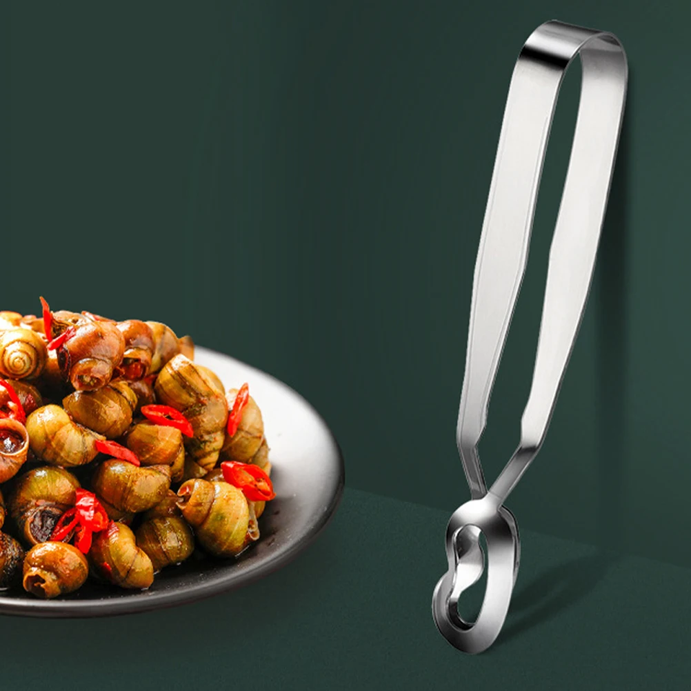 

Snails Clip Kitchen Tongs Serving Utensils Tool Escargot Metal for Stainless Steel Food