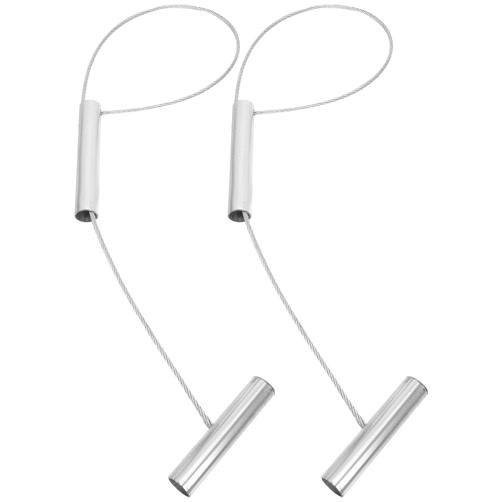 Soporte para receptor de cerdos, cuerda de alambre de acero resistente, herramienta de sujeción para ganado, equipo agrícola para tratamiento de muestreo, 2 uds.