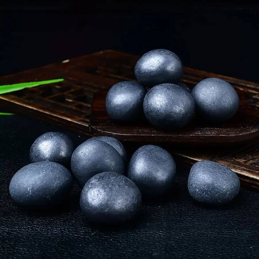 Natural Shungite Irregular Tumbled StoneReiki Healing Crystal Energy Mineral Gemstone Home Aquarium Decoration view 2